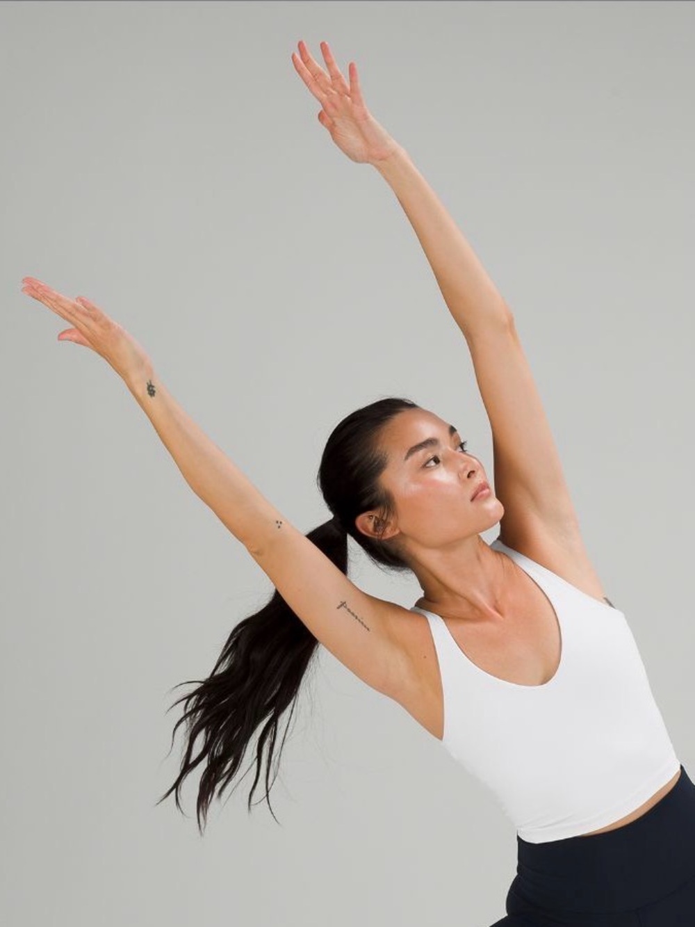 White Scoop Neck Crop Tank - lululemon